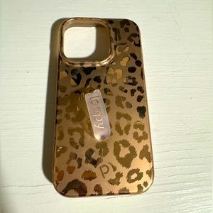 Loopy Case - IPhone 14 Pro Gold Leopard